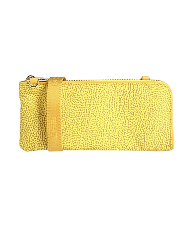 BORBONESE Across-body bag Yellow 100% Polyester