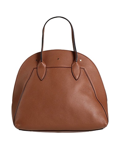 BORBONESE Handbag Brown Soft Leather