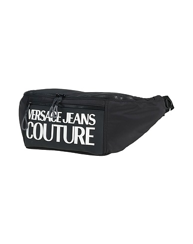 VERSACE JEANS COUTURE Belt Bags Black 80% Polyamide, 20% Polyurethane