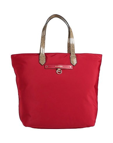 BORBONESE Handbag Burgundy 90% Polyamide, 5% Leather, 5% PVC - Polyvinyl chloride, Polyester