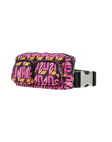 DSQUARED2 Belt Bags Fuchsia 95% Polyamide, 5% Cow leather