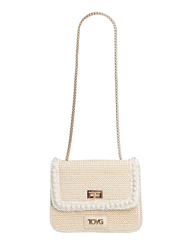 TOY G. Shoulder bag Ivory 80% Polypropylene, 20% PVC - Polyvinyl chloride