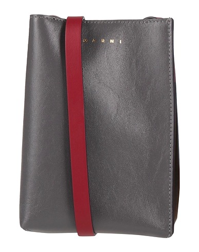 MARNI Across-body bag Lead 100% Bovine leather, Brass
