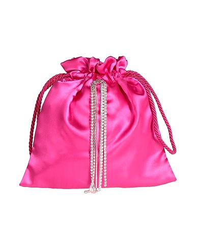 DHANDI Handbag Fuchsia Textile fibers