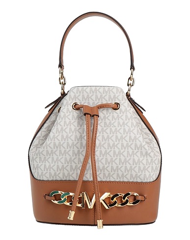 MICHAEL MICHAEL KORS Handtasche Braun 69% PVC - Polyvinylchlorid, 17% Polyester, 13% Baumwolle, 1% Polyurethan