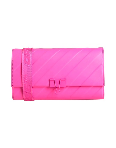 OFF-WHITE™ Across-body bag Fuchsia 100% Soft Leather, Cotton, Acrylic, Polyamide, Polyester