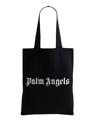 PALM ANGELS Shoulder bag Black 58% Wool, 33% Polyurethane, 8% Polyester, 1% Polyamide