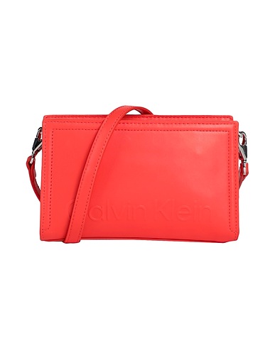 CALVIN KLEIN Borsa a tracolla Rosso 100% Poliestere