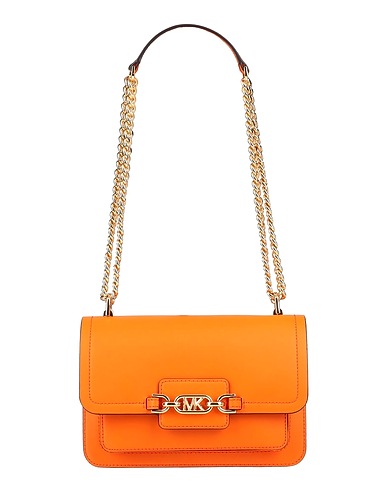 MICHAEL MICHAEL KORS Borsa a spalla Arancione 100% Pelle di bovino
