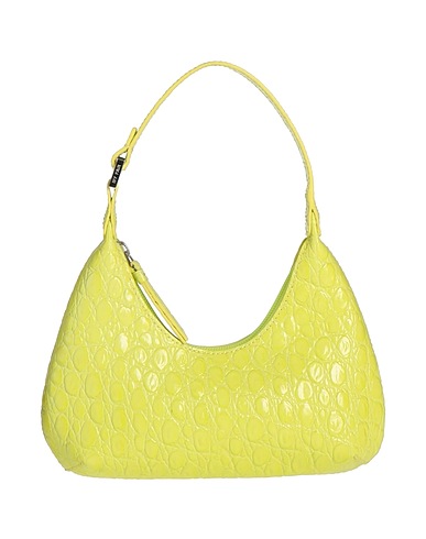 BY FAR Handbag Lime green Cowhide