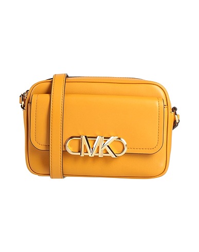 MICHAEL MICHAEL KORS Τσάντα ταχυδρόμου Ώχρα 100% Δέρμα βοοειδών