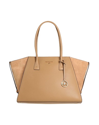 MICHAEL MICHAEL KORS Borsa a mano Khaki 100% Pelle di bovino