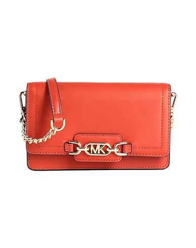MICHAEL MICHAEL KORS Umhängetasche Rostrot 100% Rindsleder