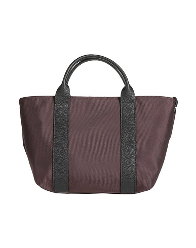 MY CHOICE Borsa a mano Testa di moro 100% Pelle di cervo, Fibre tessili