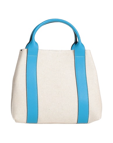 MY CHOICE Handbag Ivory 100% Deerskin, Textile fibres