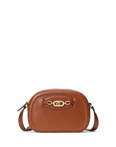 LAUREN RALPH LAUREN Cross-body bags LEATHER MEDIUM JORDYNN CROSSBODY BAG
 Brown 100% Cow leather