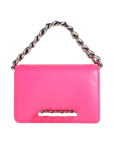 MCQUEEN Handbag Fuchsia Soft Leather