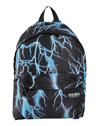 PHOBIA ARCHIVE Athletic bags and rucksacks BACKPACK WITH LIGHTINING
 Black 100% Polyester