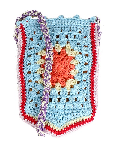 FORTE_FORTE Cross-body bags Sky blue Textile fibers
