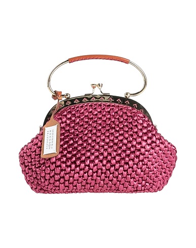 MAISON MARGIELA Handbag Garnet 100% Viscose, Bovine leather, Brass