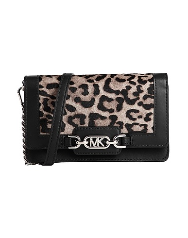 MICHAEL MICHAEL KORS Across-body bag Black 100% Soft Leather, Calffur