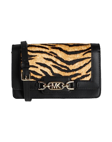 MICHAEL MICHAEL KORS Borsa a tracolla Nero 100% Pelle, Pelliccia di vitello