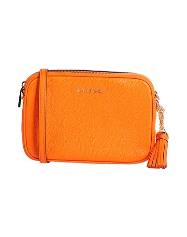 MICHAEL MICHAEL KORS Borsa a tracolla Arancione 100% Pelle di bovino