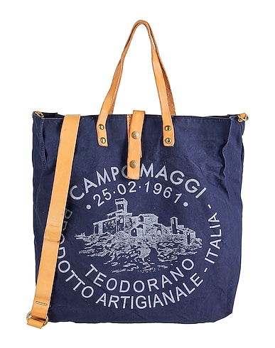 CAMPOMAGGI Handbag 100% Cotton, Calfskin