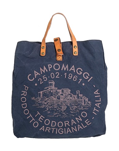 CAMPOMAGGI Sac à main 100% Coton, Cuir de veau