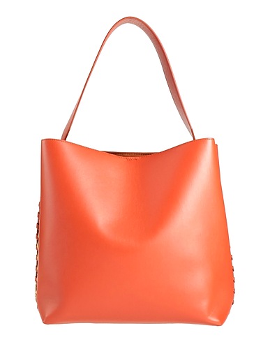 STELLA McCARTNEY Handbag Brick red 51% Polyester, 49% Polyurethane