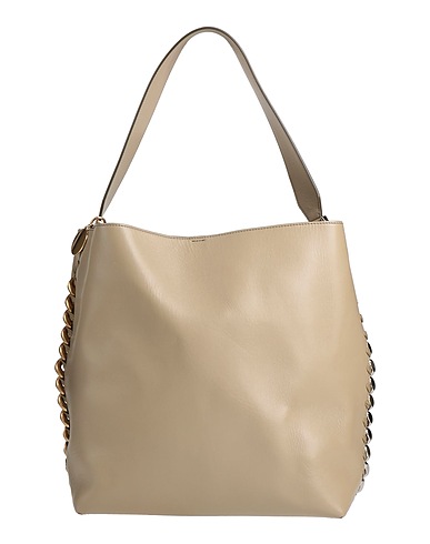 STELLA McCARTNEY Handbag Taupe 51% Polyester, 49% Polyurethane