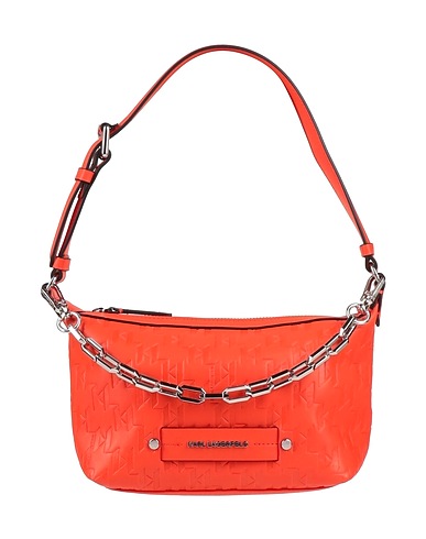 KARL LAGERFELD Handbag K/KUSHION EMB SM SHOULDERBAG
 Orange 100% Polyurethane