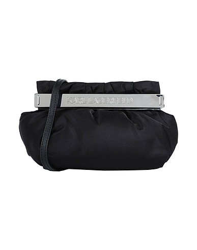 KARL LAGERFELD Handbag K/KROSS SHOULDERBAG
 Black 100% Polyamide