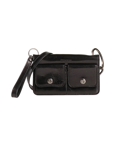 DOLCE&GABBANA Cross-body bags Black Soft Leather