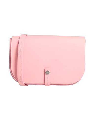 IL BISONTE Cross-body bags Light pink Soft Leather