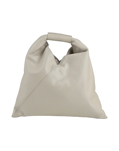 MM6 MAISON MARGIELA 핸드백 라이트 그레이 100% 보바인 가죽, 코퍼