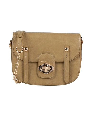 MANILA GRACE Across-body bag Khaki 100% Polyurethane