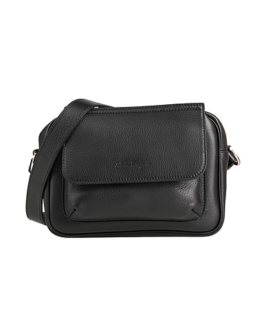 FERRAGAMO Umhängetasche Schwarz Hirschleder, Kalbsleder
