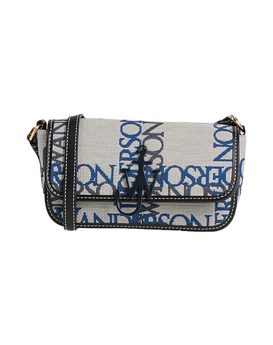 JW ANDERSON Across-body bag Beige Soft Leather, Textile fibres