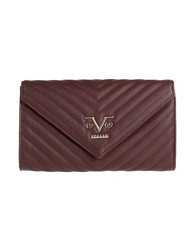 19V69 Borsa a mano Cioccolato 100% Poliuretano
