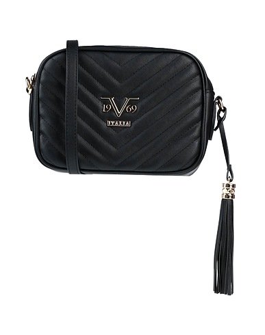 19V69 Across-body bag Black 100% Polyurethane