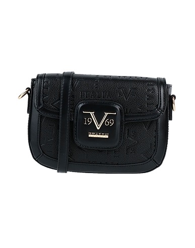 19V69 Across-body bag Black 100% Polyurethane
