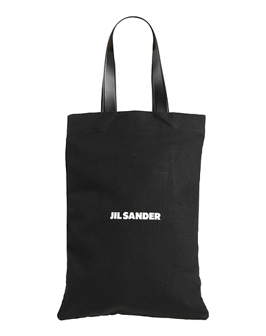 JIL SANDER Shoulder bag Black Textile fibers, Soft Leather