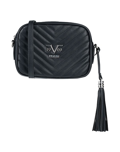19V69 Across-body bag Black 100% Polyurethane