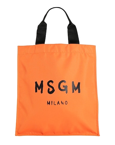 MSGM Handbag Orange 100% Polyester