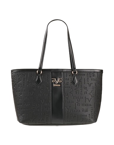 19V69 Borsa a mano Nero 100% Poliuretano