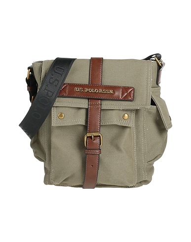 U.S.POLO ASSN. Across-body bag Military green 90% Textile fibres, 10% Polyurethane
