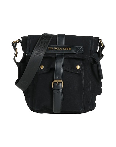 U.S.POLO ASSN. Across-body bag Black 90% Textile fibres, 10% Polyurethane
