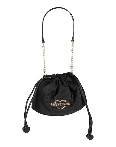 LOVE MOSCHINO Borsa a mano Nero 100% Poliestere