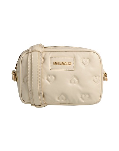LOVE MOSCHINO Borsa a tracolla Avorio 100% Poliuretano